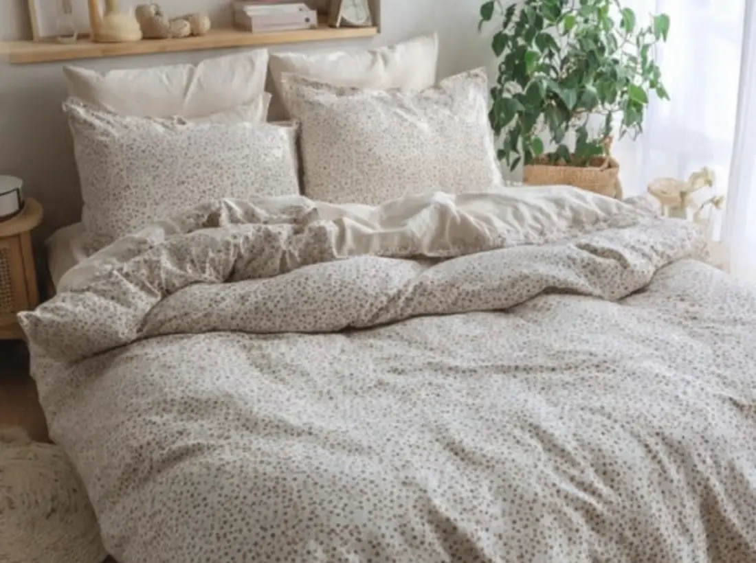 Bamboo Breeze — Cloud four-piece bedding design