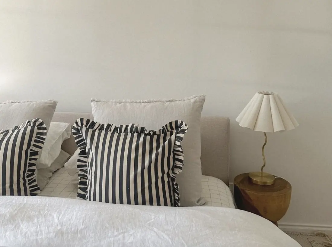 Cloud Percale custom bedding collection