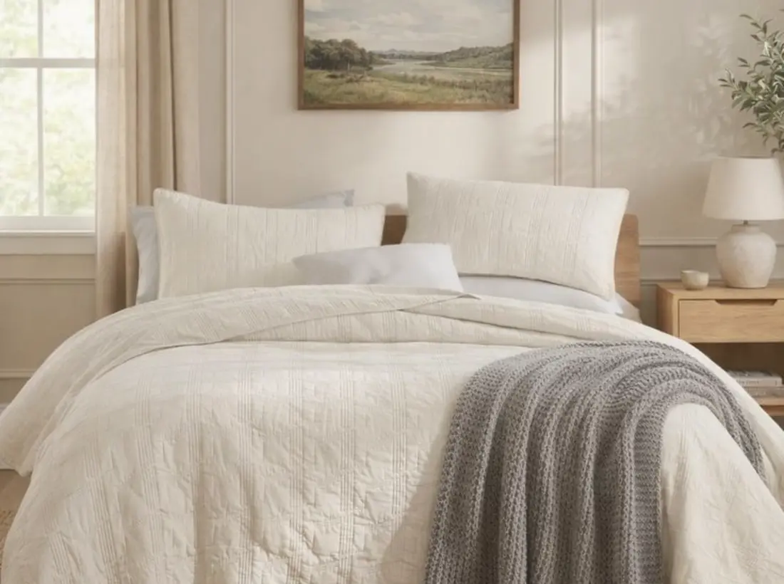 Terra Washed Cotton custom bedding collection